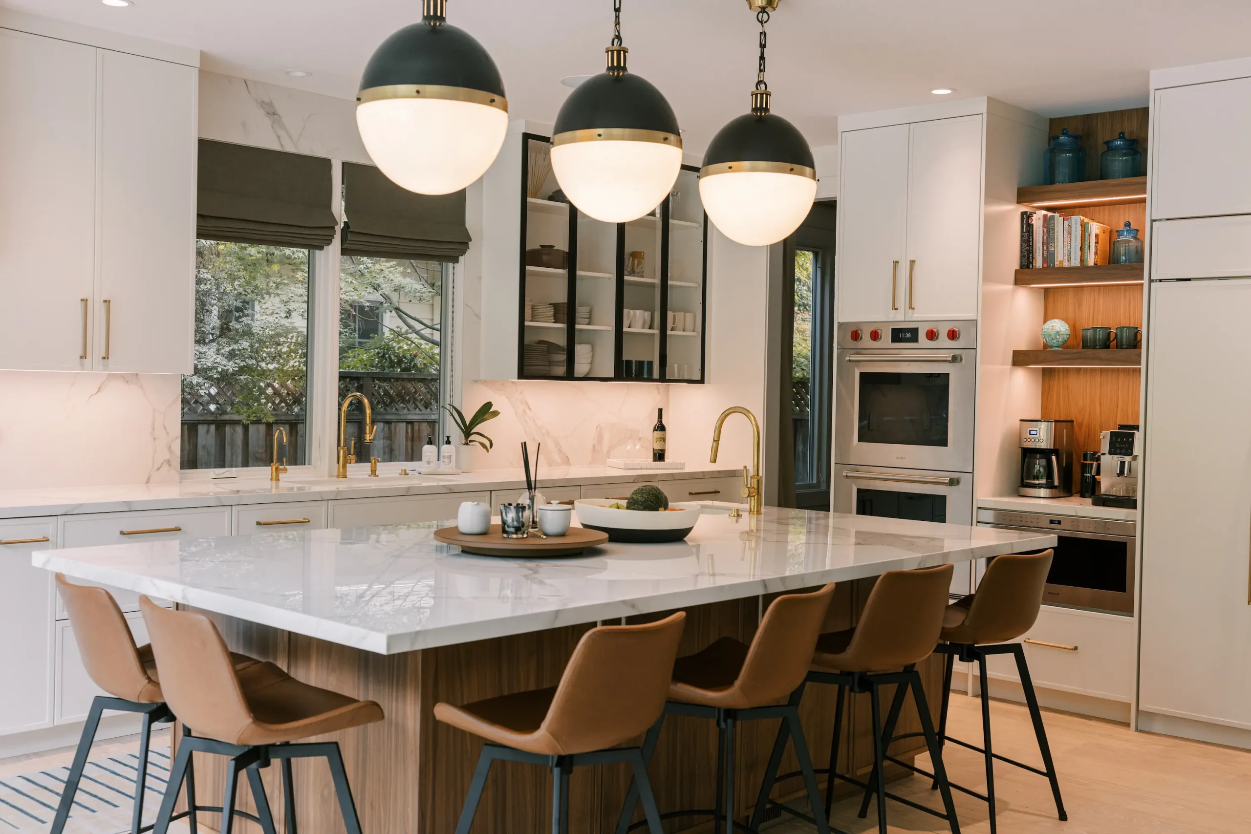 Artistic Kitchen showroom-quality transitional kitchen with dining